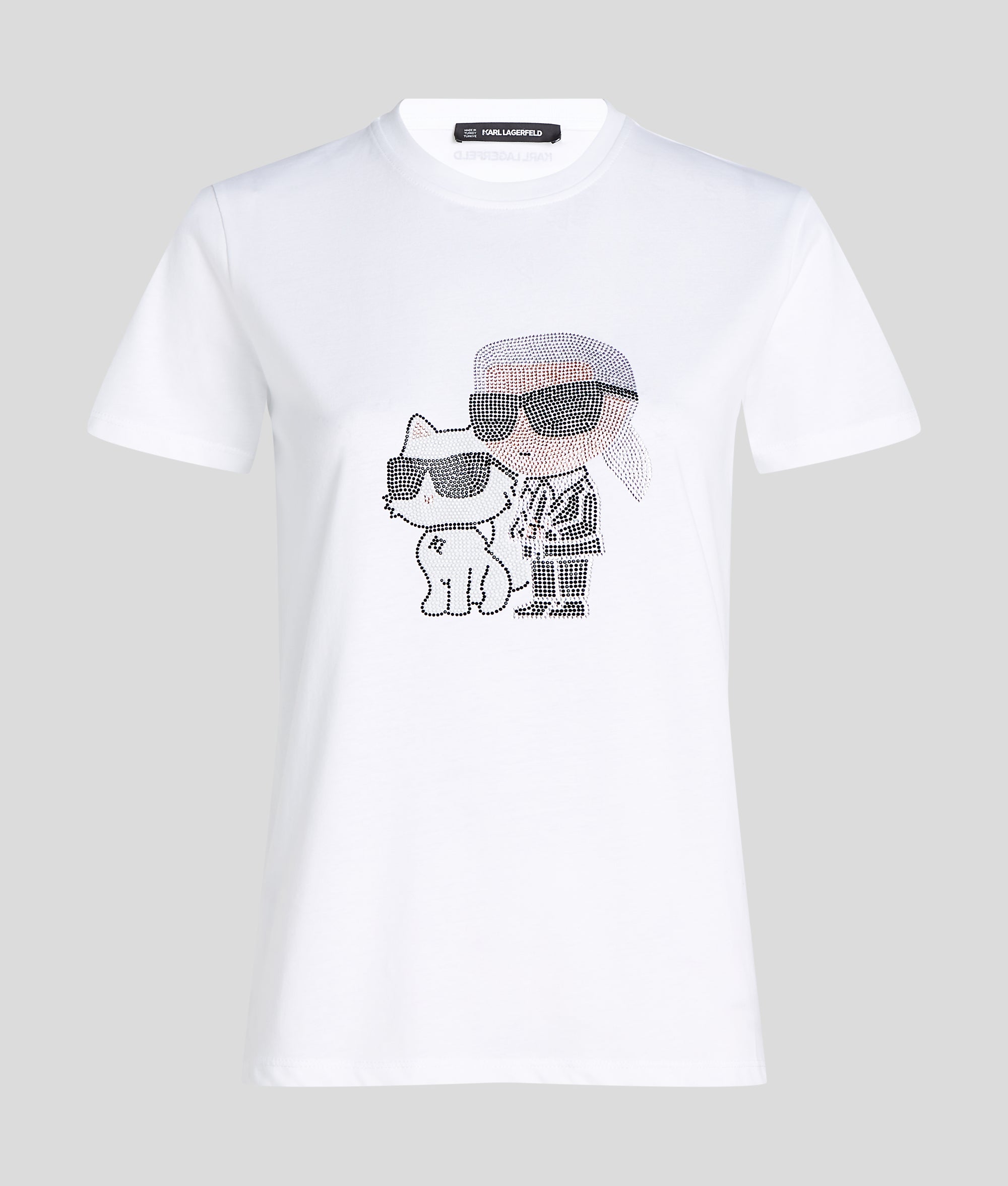 IKON KARL & CHOUPETTE RHINESTONE T-SHIRT - Image 5