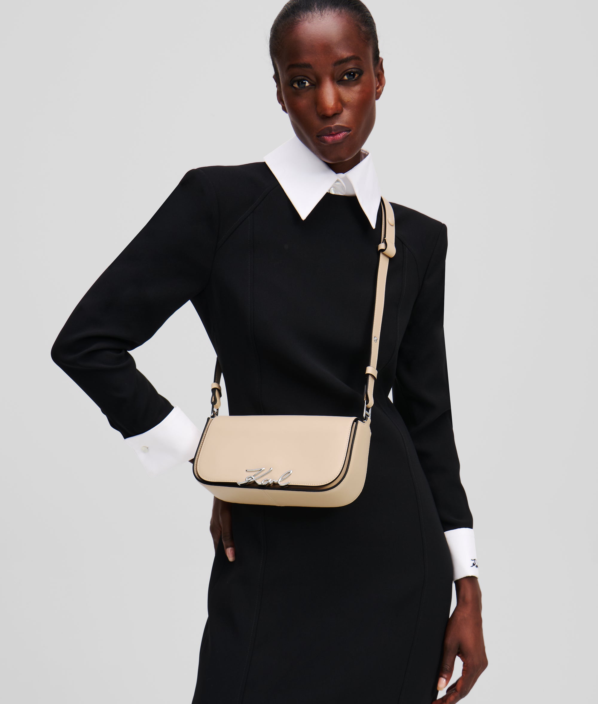 K/SIGNATURE TWO-WAY CROSSBODY BAG - Image 2