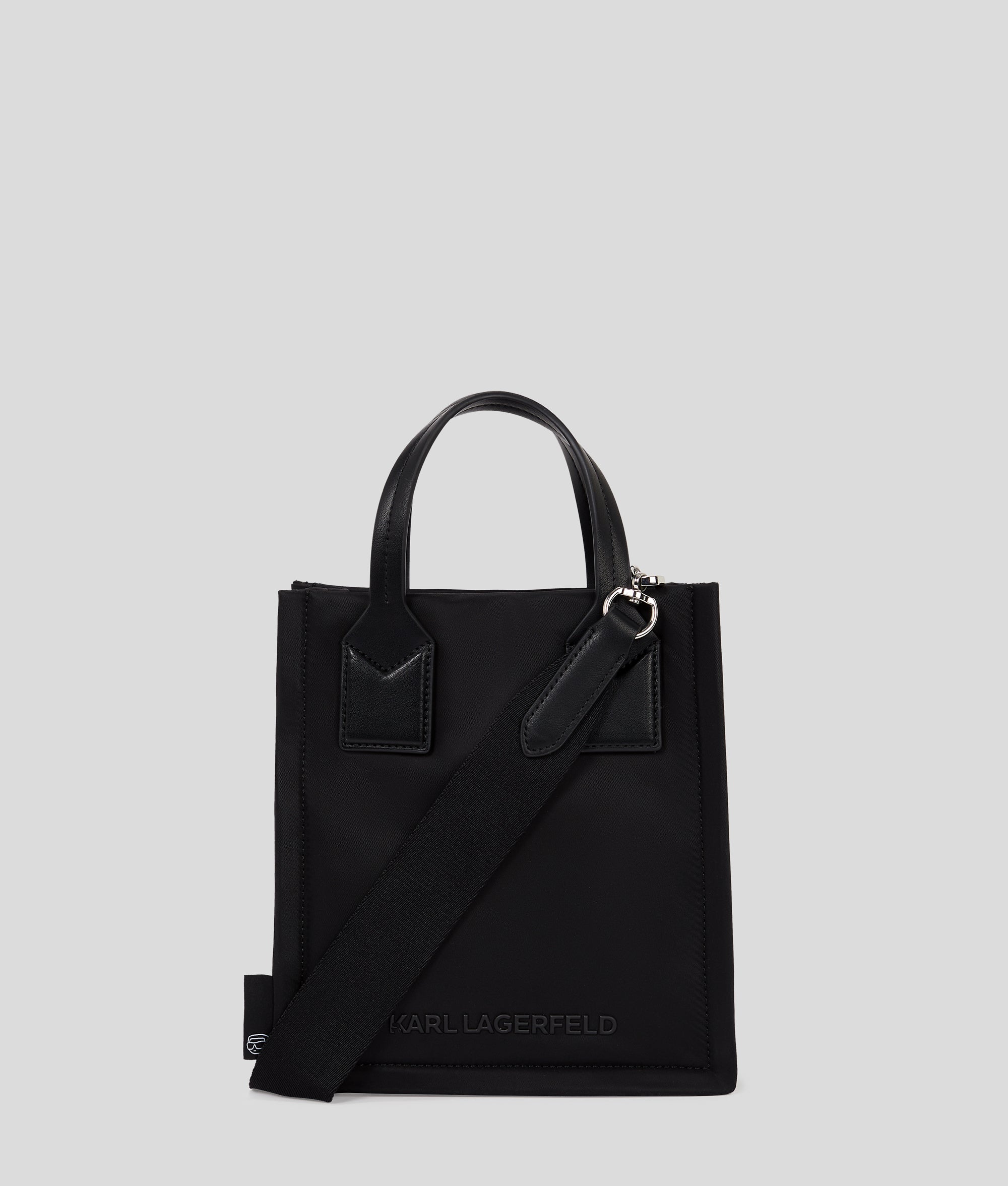 IKON NYLON SMALL SQUARE TOTE BAG - Image 4