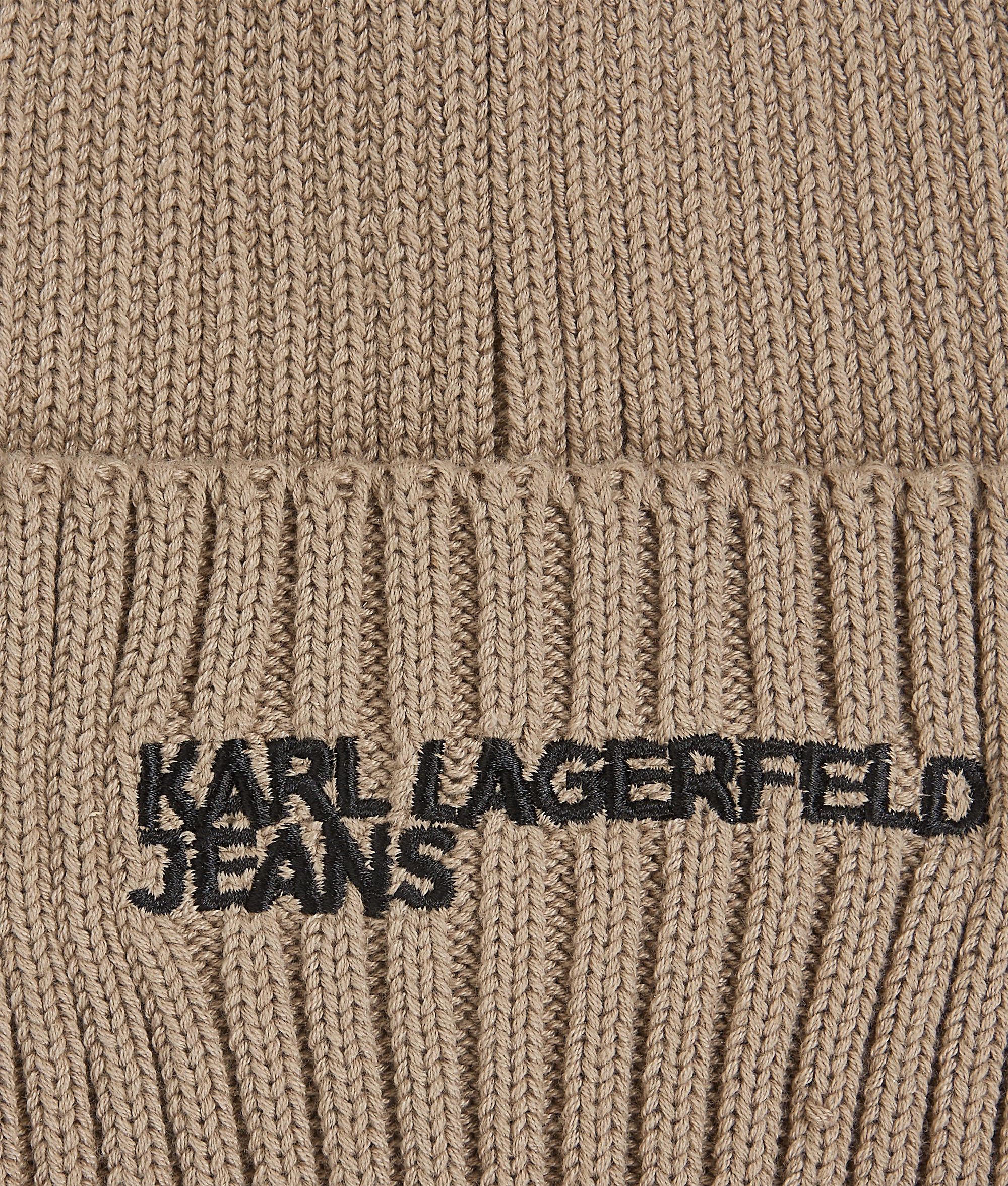 LOGO RIBBED BEANIE - Image 3