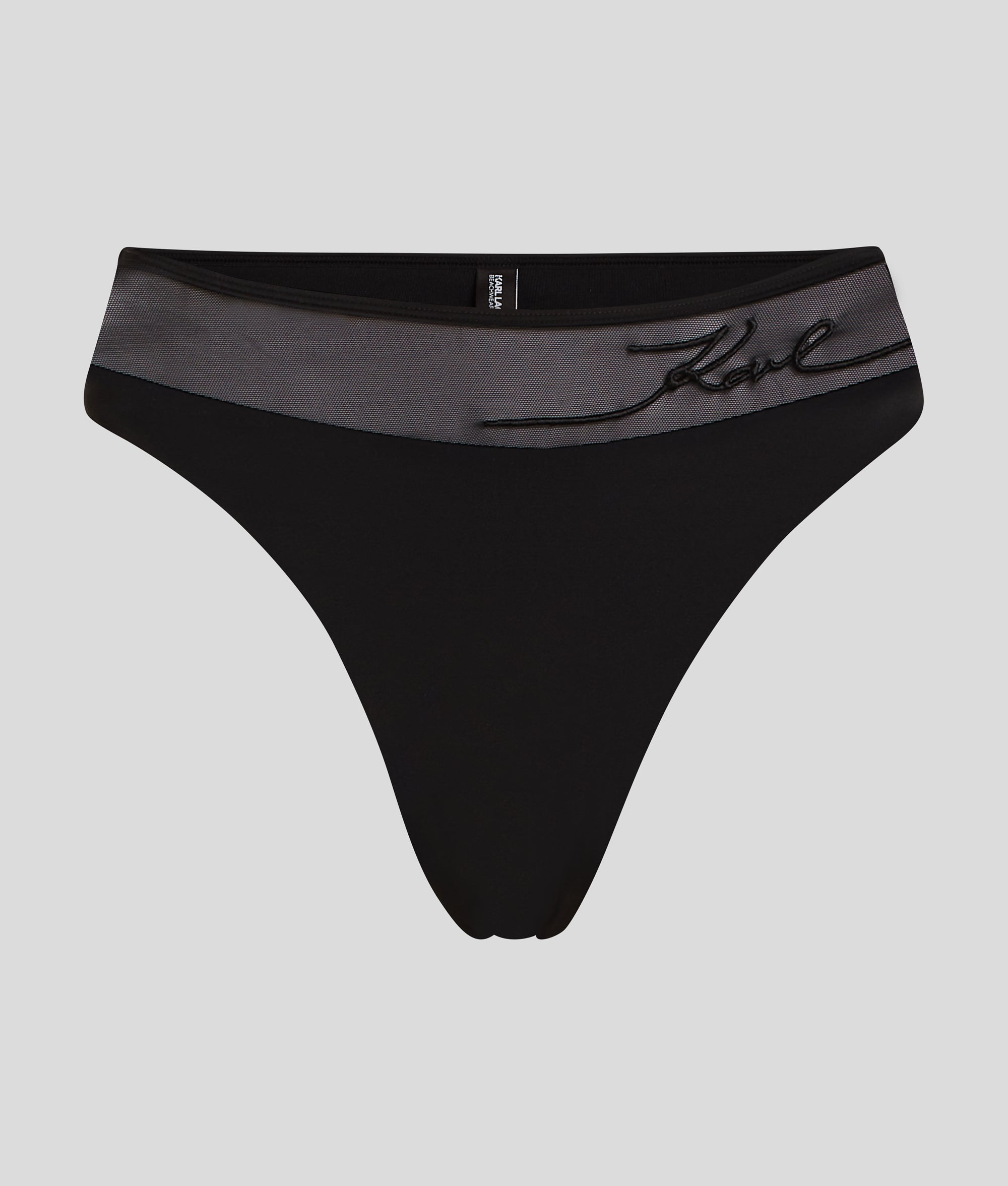 K/SIGNATURE HIGH-WAIST BIKINI BOTTOMS