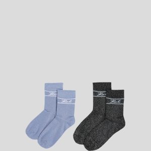K/SIGNATURE SOCKS ?C 2-PACK