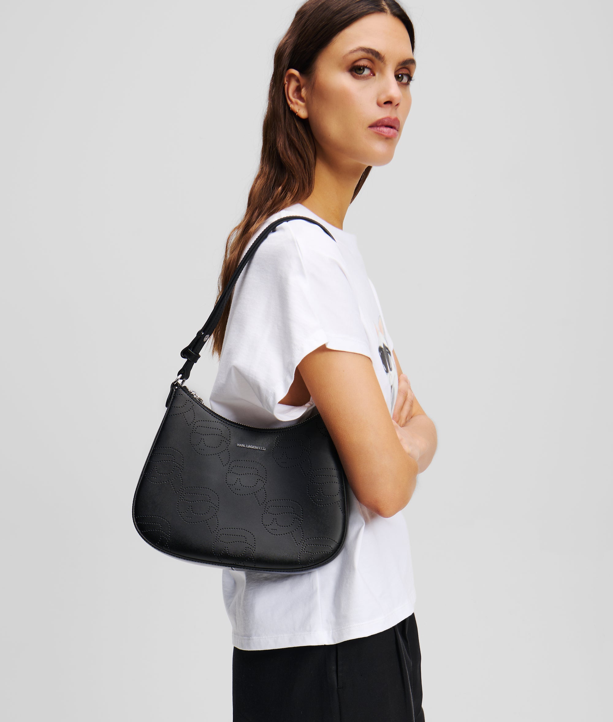 IKON PERFORATED SHOULDER BAG - Image 2