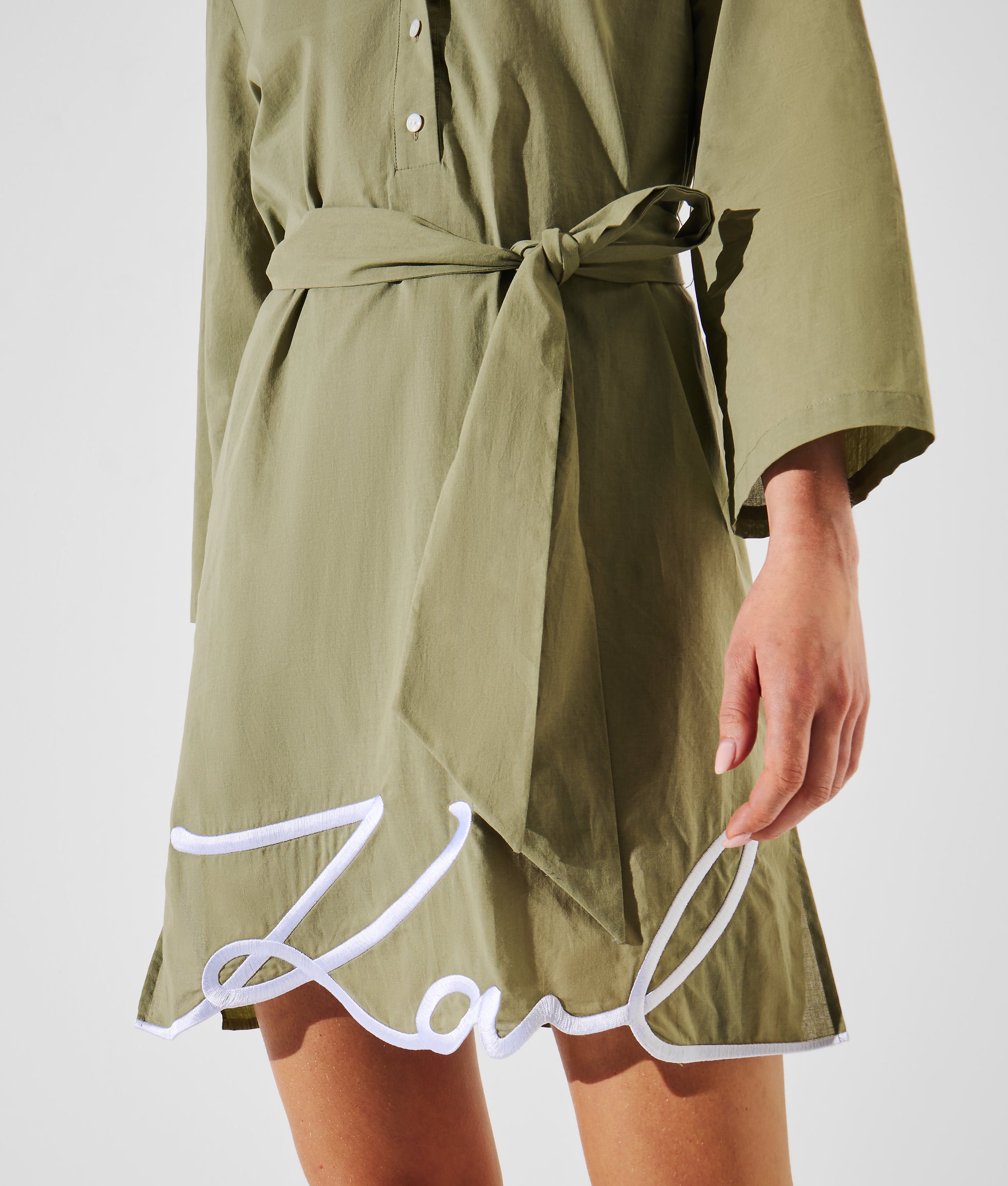 K/SIGNATURE BEACH SHIRT DRESS - Image 4