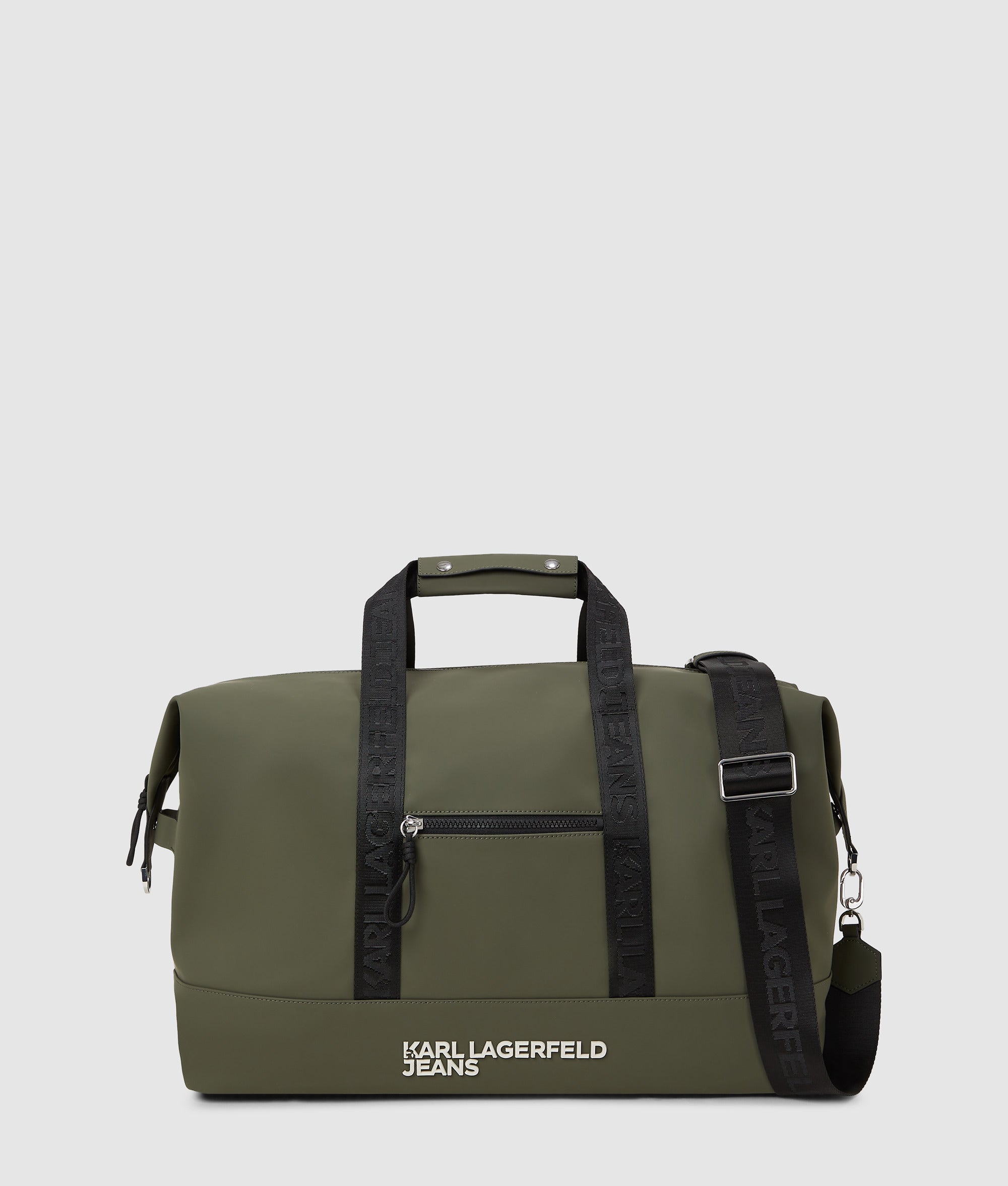 Coated weekender bag