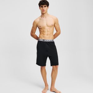 LOGO PAJAMA SHORTS