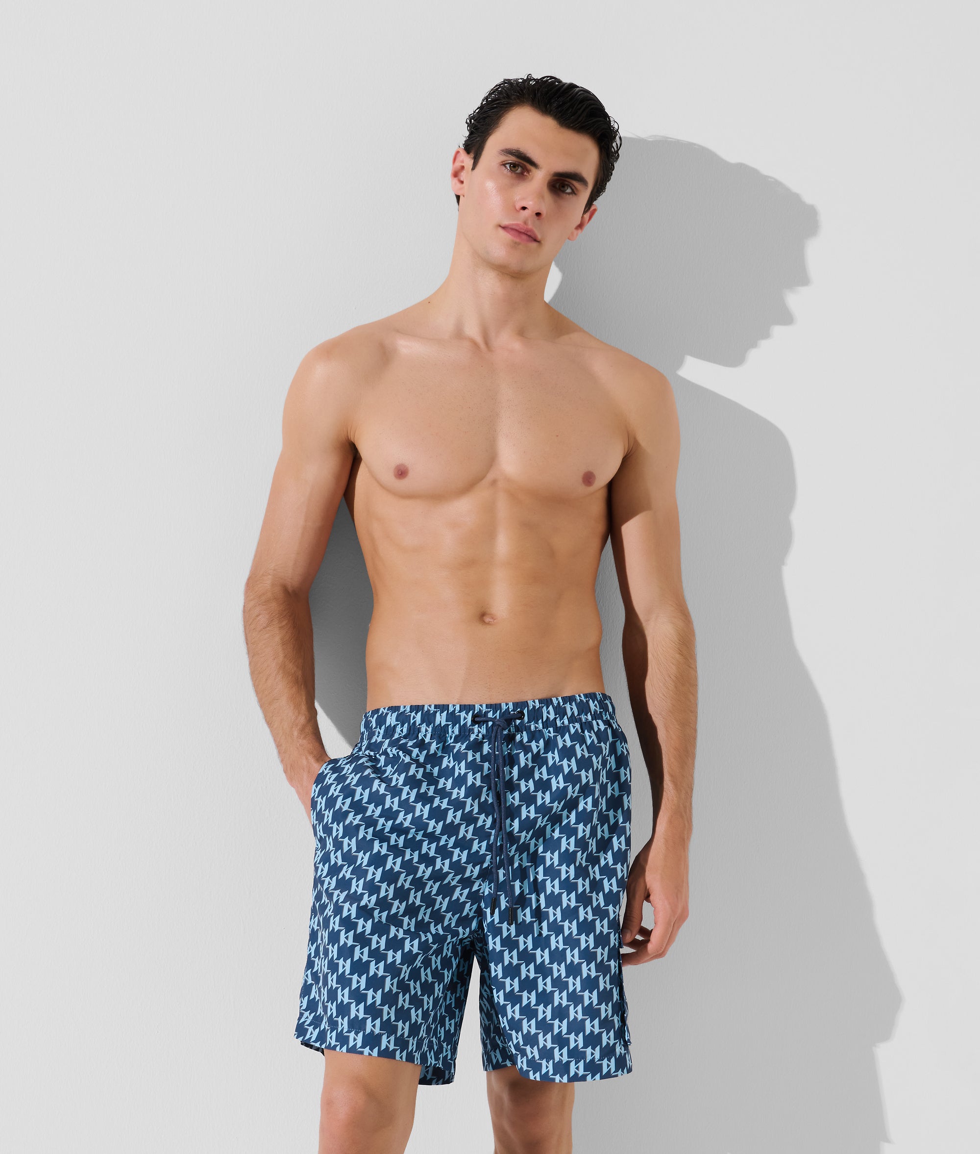 MONOGRAM CARGO BOARDSHORTS