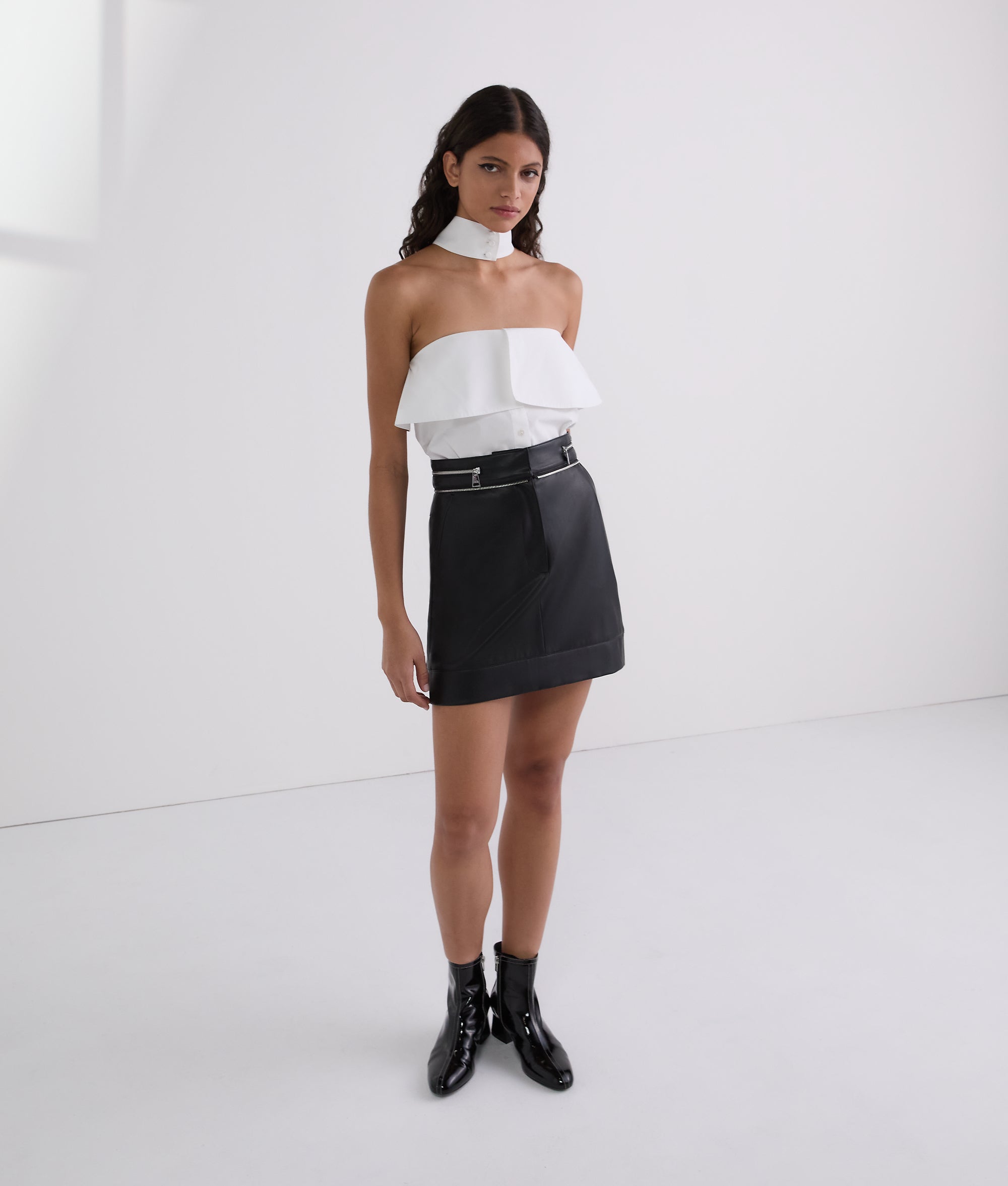 STRAPLESS POPLIN SHIRT - Image 4