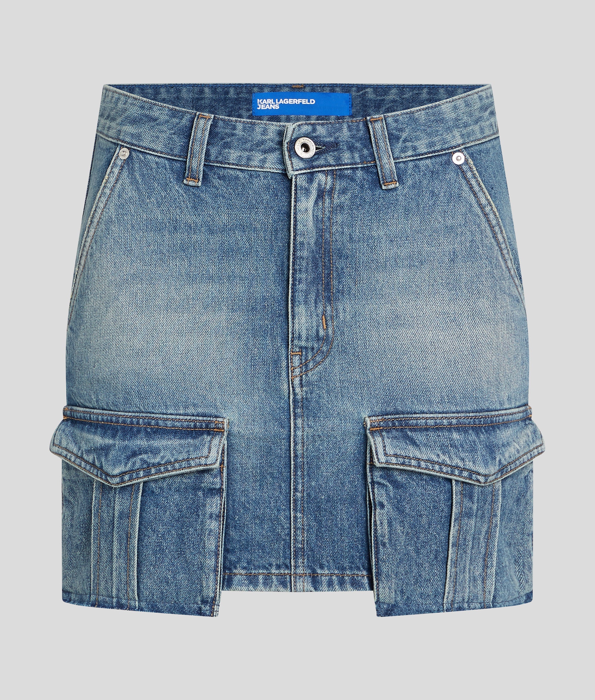 UTILITY DENIM MINI SKIRT - Image 5