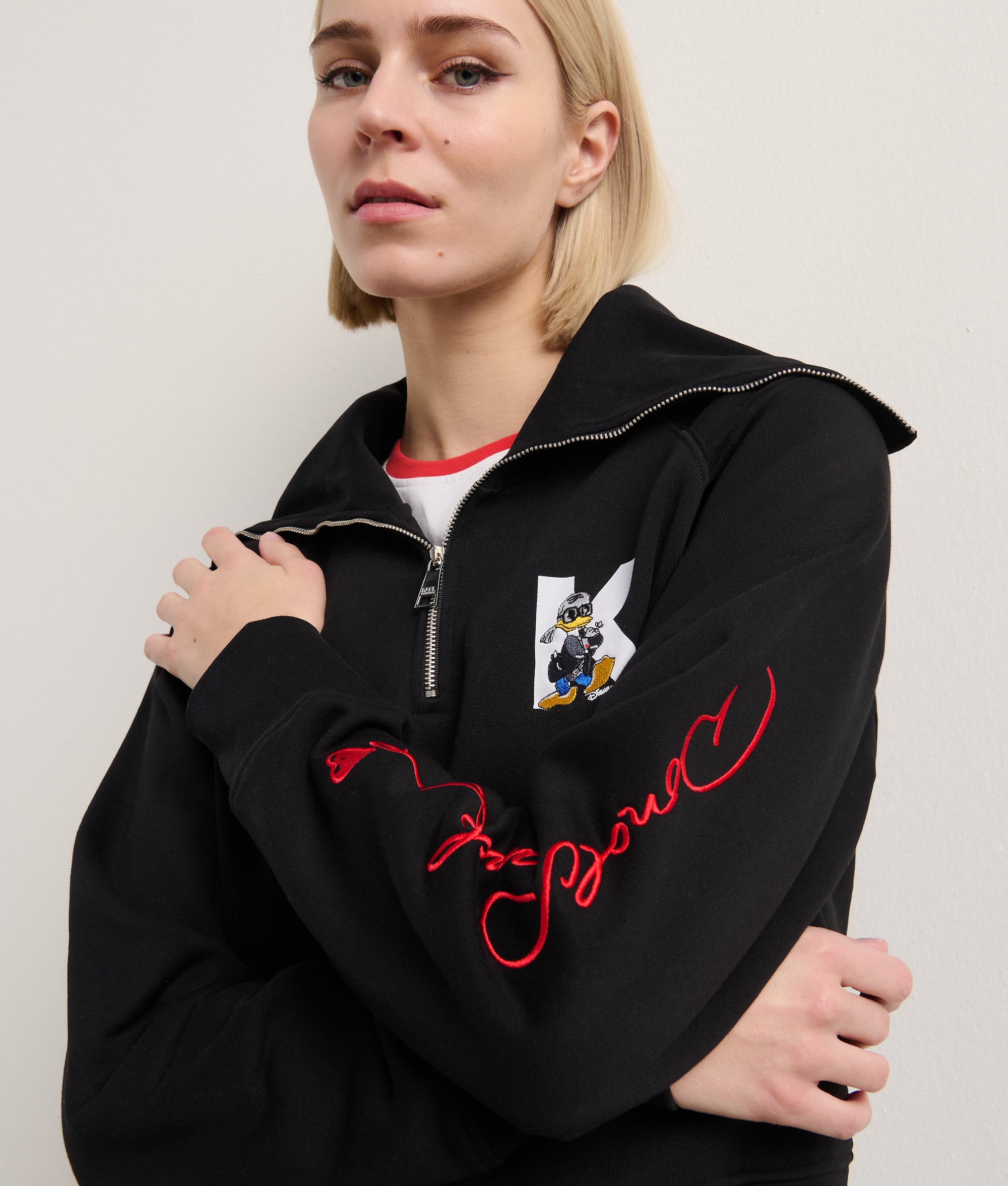 DISNEY X KL HALF-ZIP SWEATSHIRT - Image 2