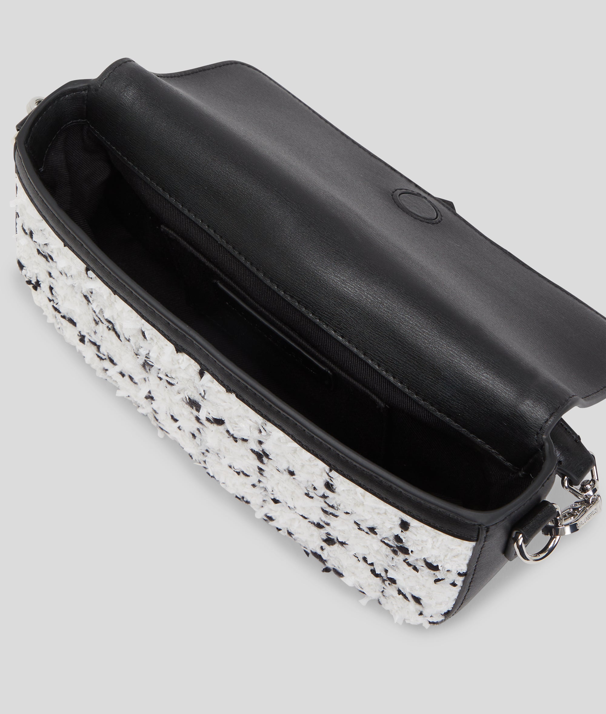 K/AUTOGRAPH PADLOCK BOUCLÉ SHOULDER BAG - Image 5