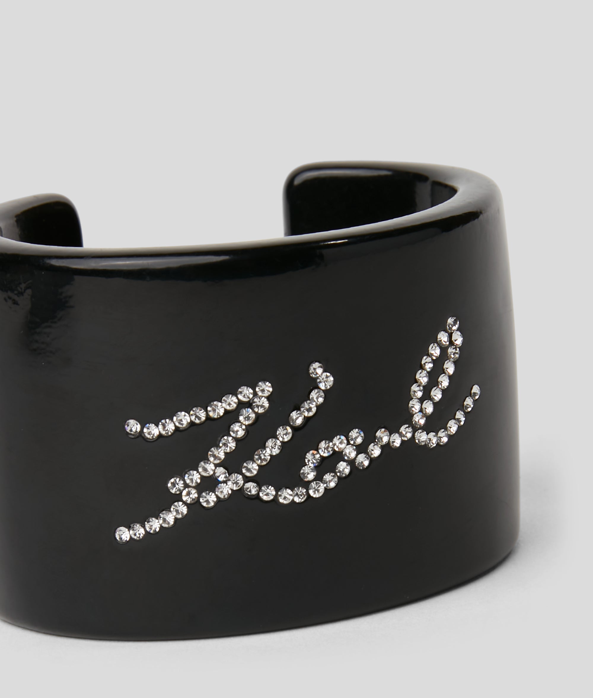 K/SIGNATURE RHINESTONES CUFF BRACELET - Image 3