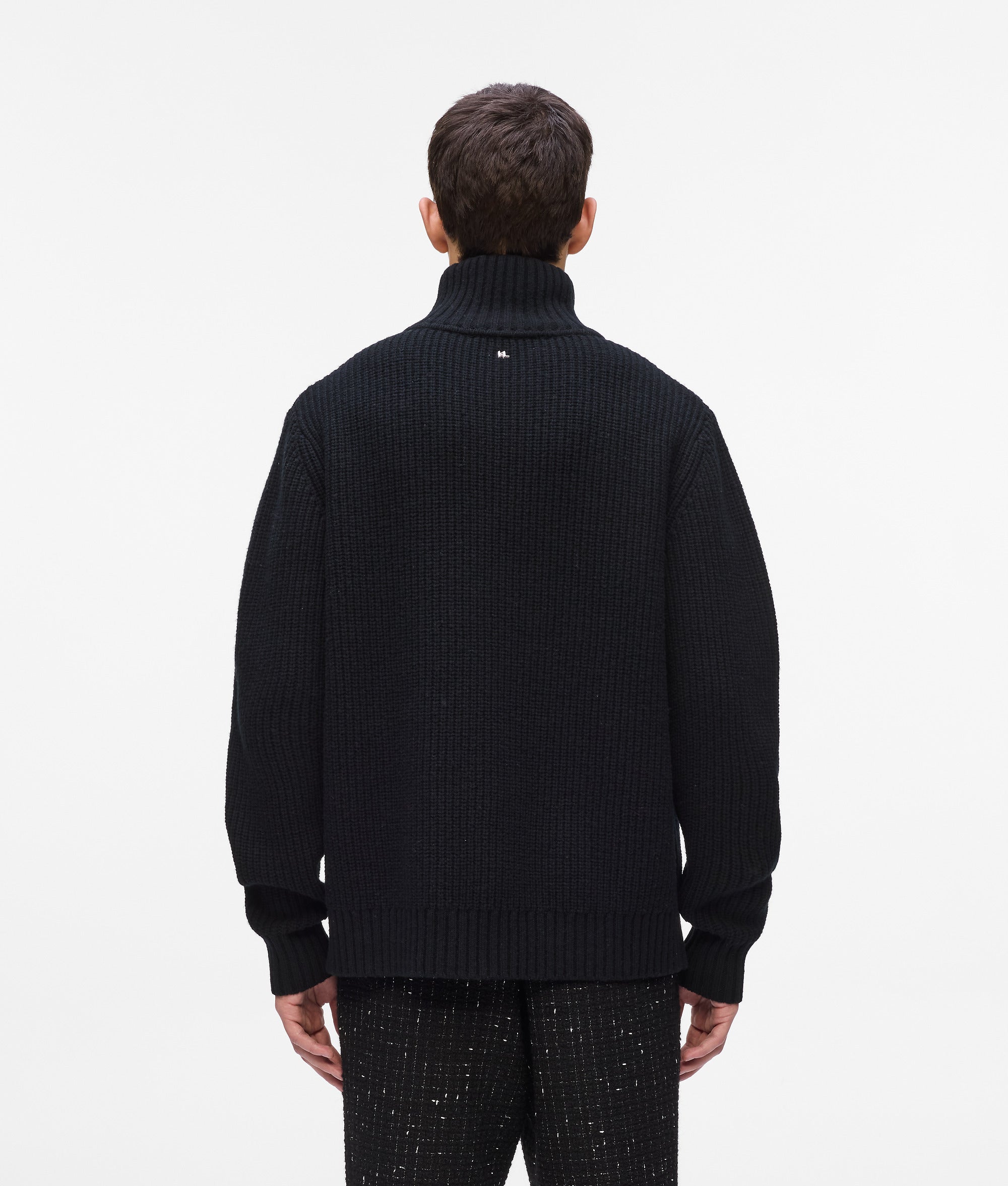 Half-zip turtleneck sweater - Image 2