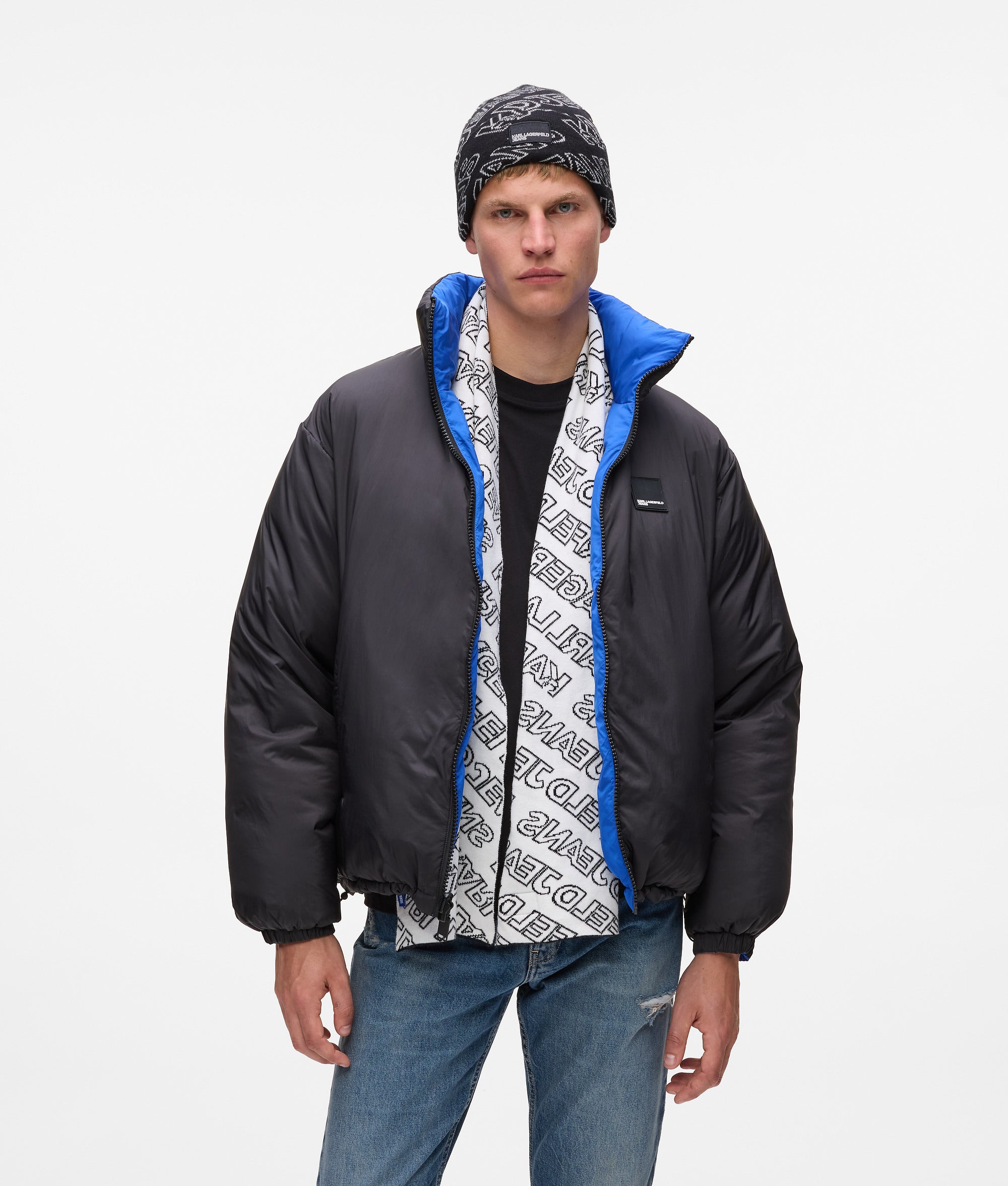 Logo scarf and beanie gift set - Image 2