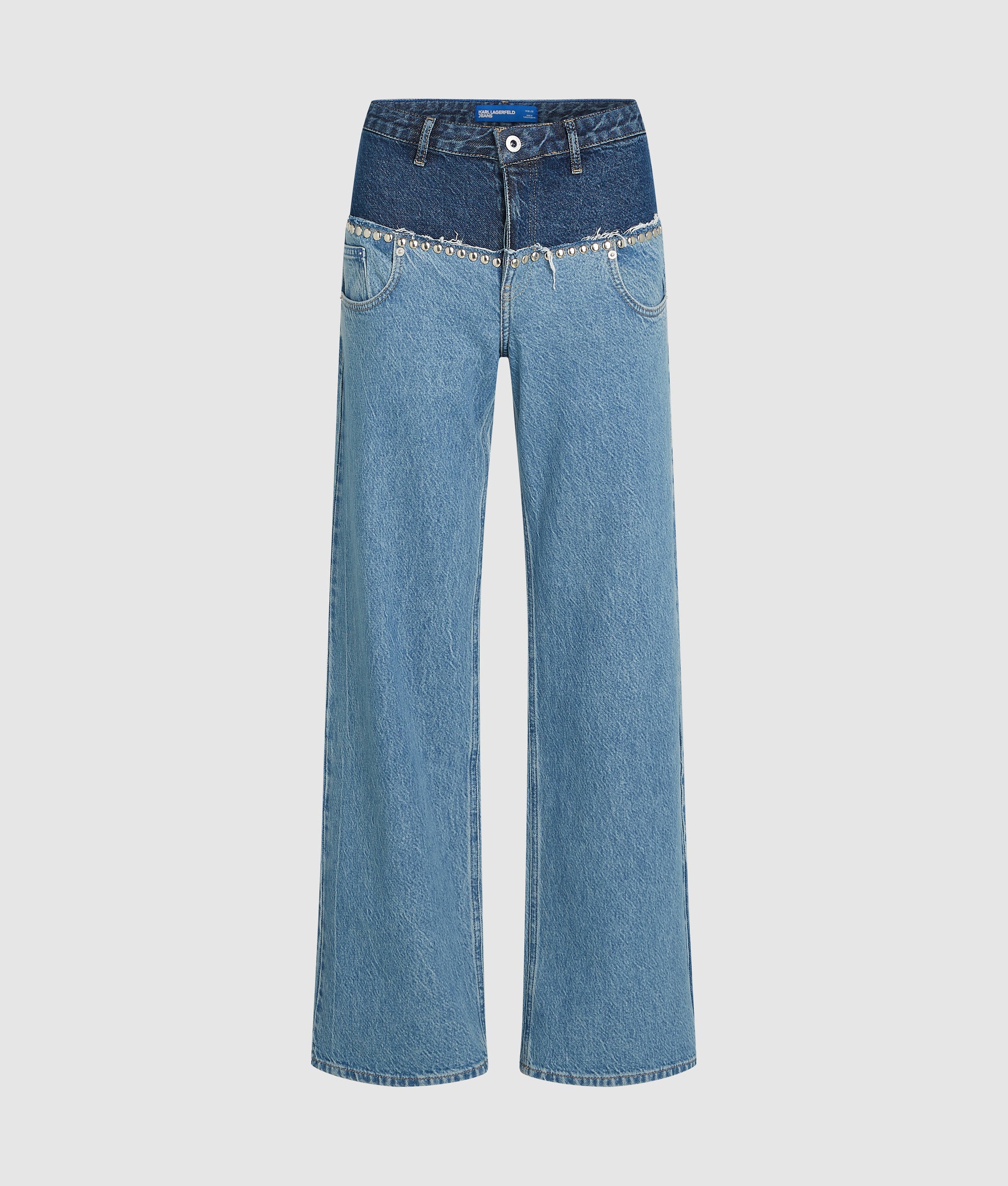 Colorblock relaxed jeans - Image 5