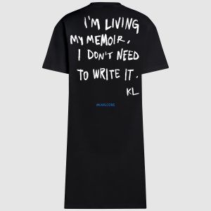 Karl quote T-shirt dress