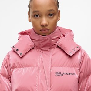 Pearlised puffer jacket