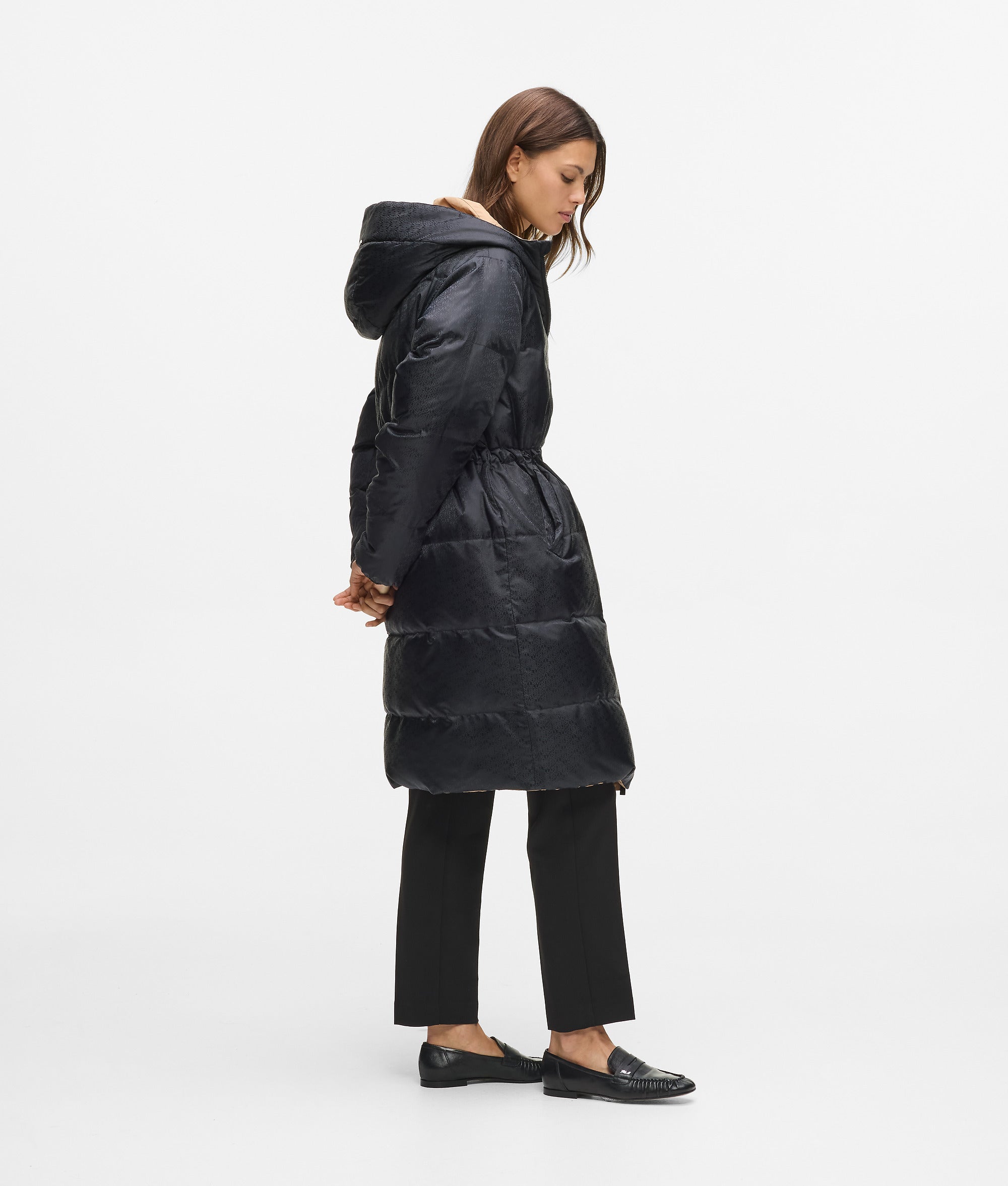 Reversible long puffer jacket - Image 2