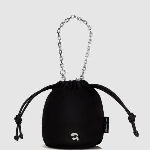 Ikon nylon small bucket bag