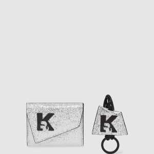 Geo wallet and keychain gift set