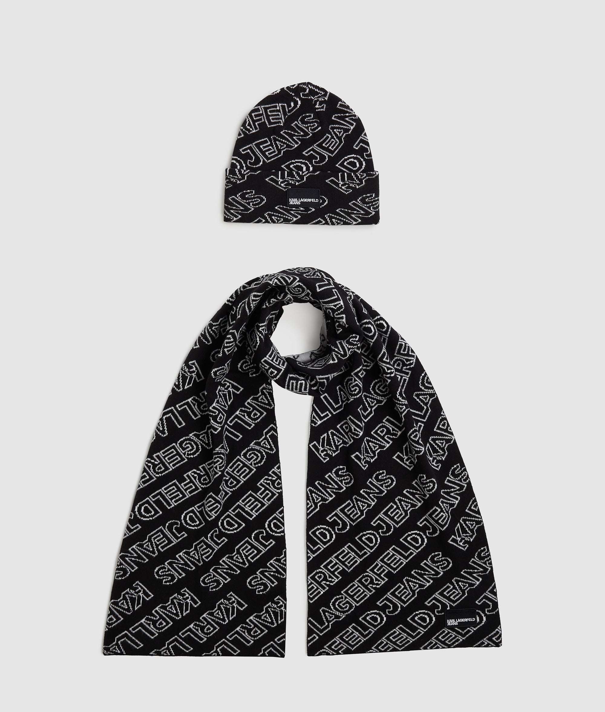 Logo scarf and beanie gift set - Image 4