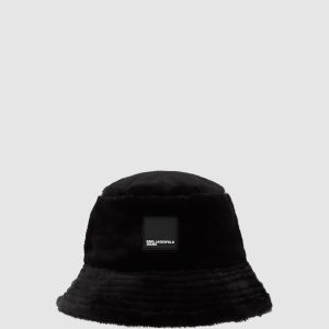 Faux fur bucket hat