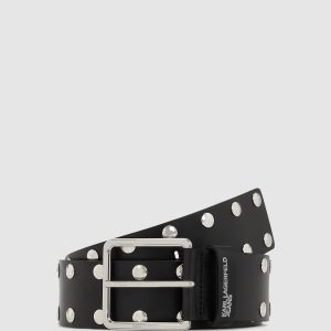 Wide studded belt
