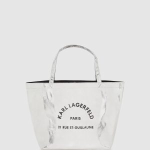 Rue St-Guillaume metallic shopper