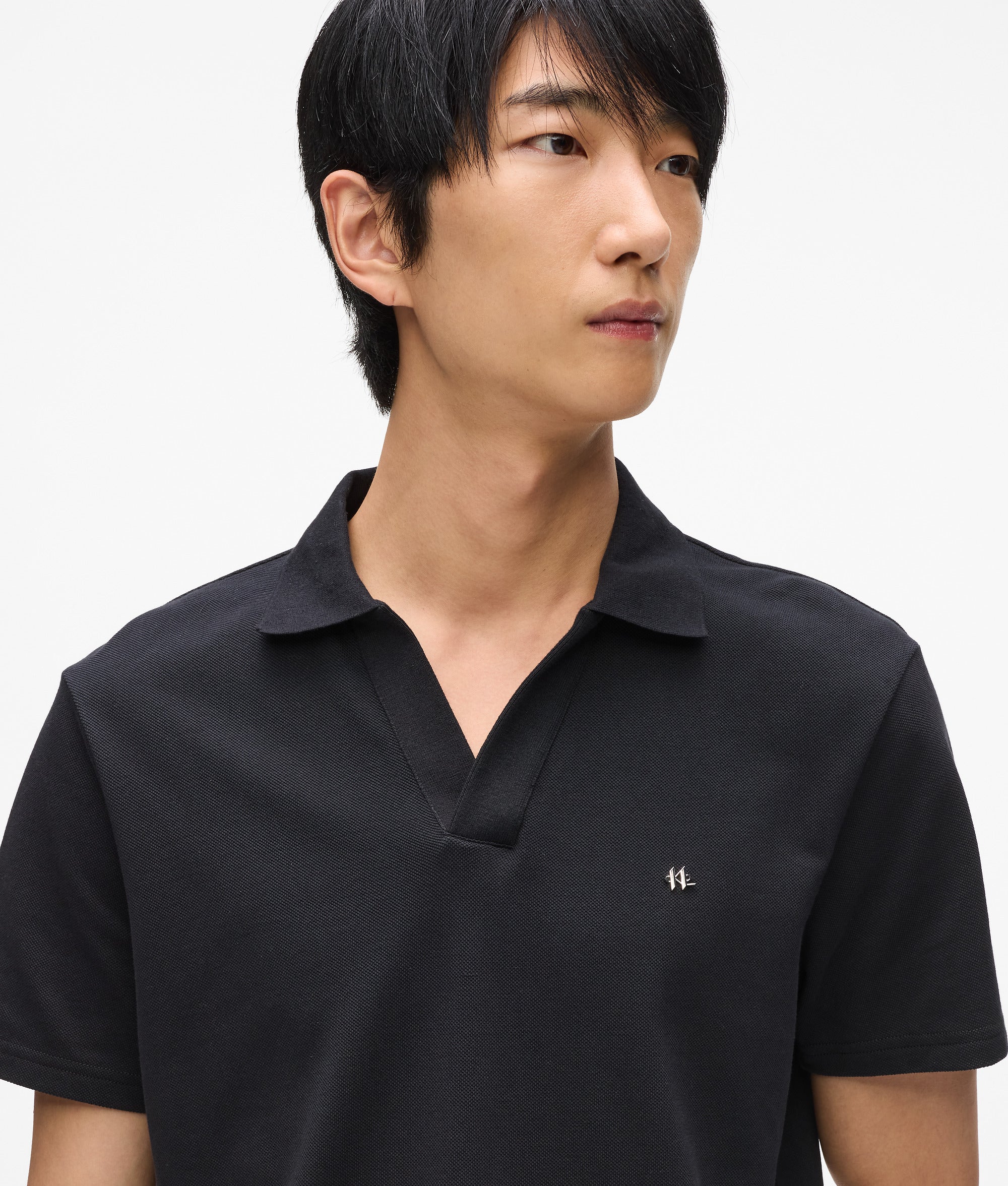 Monogram pin polo shirt - Image 3