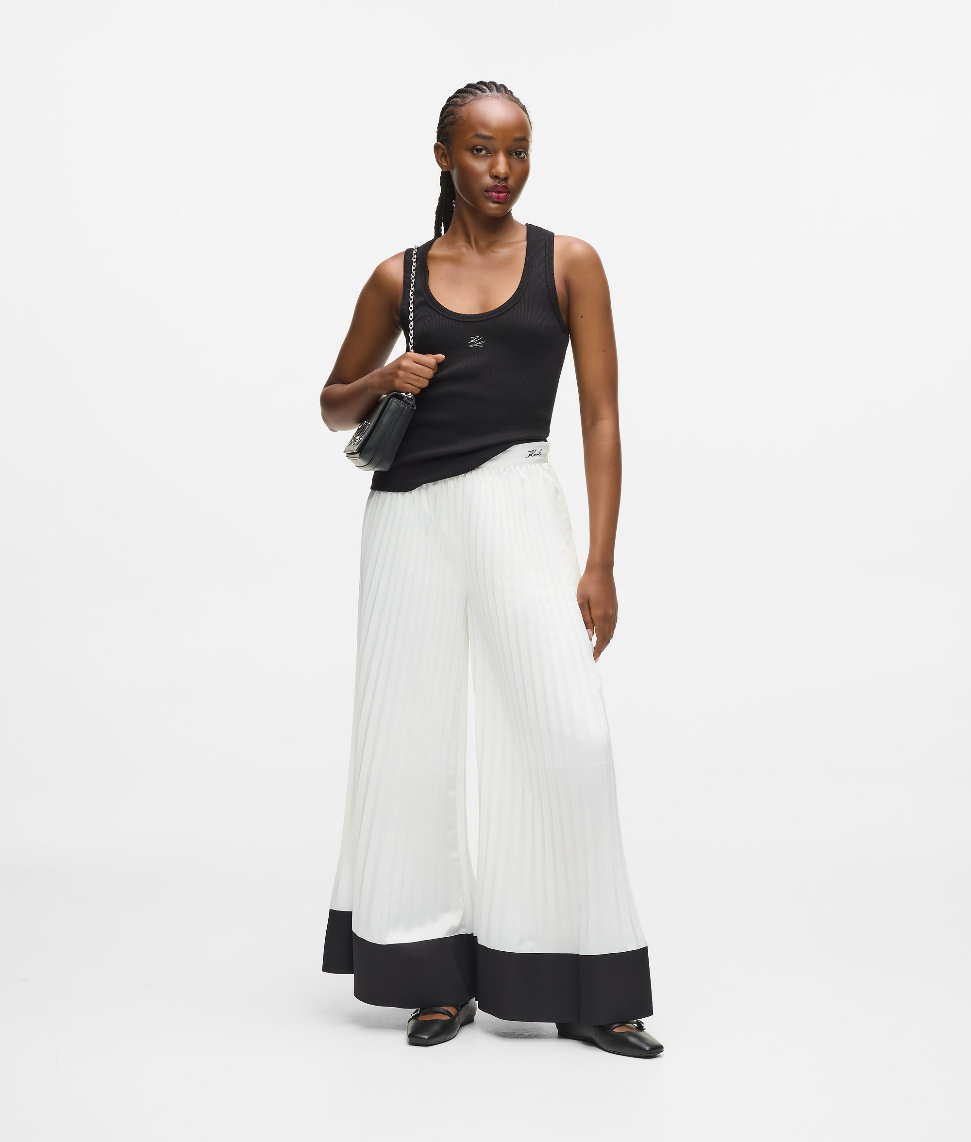 Pleated wide-leg pants - Image 4