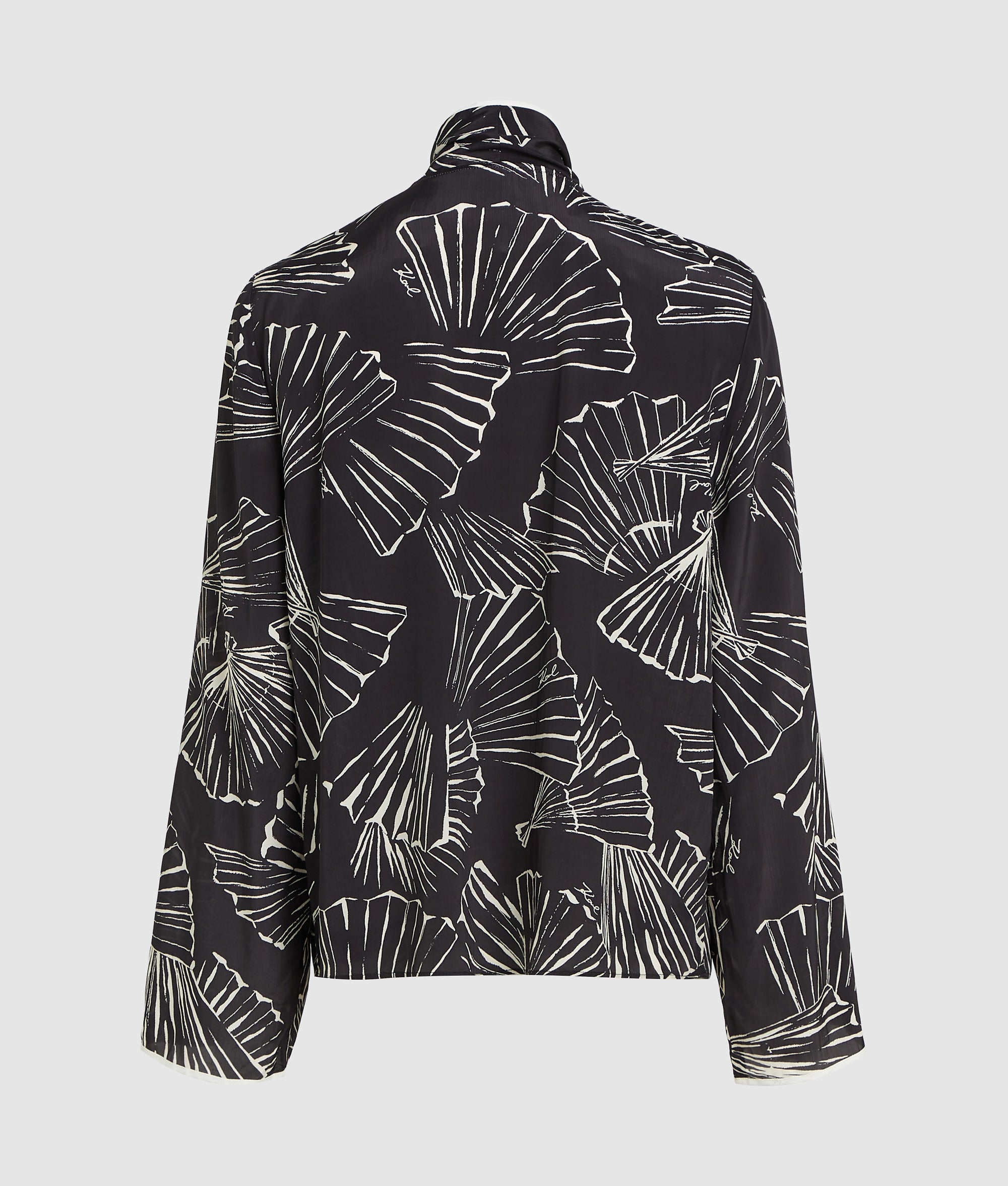 Fan print scarf top - Image 6