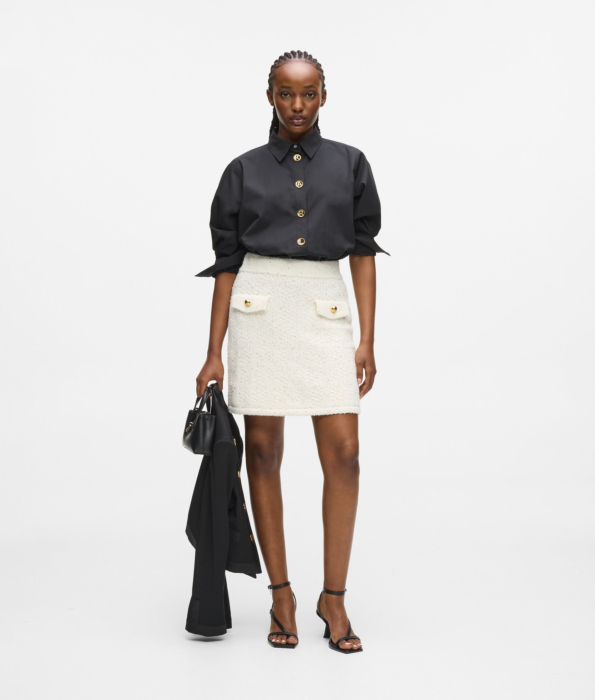 Boucl?? knit skirt - Image 4