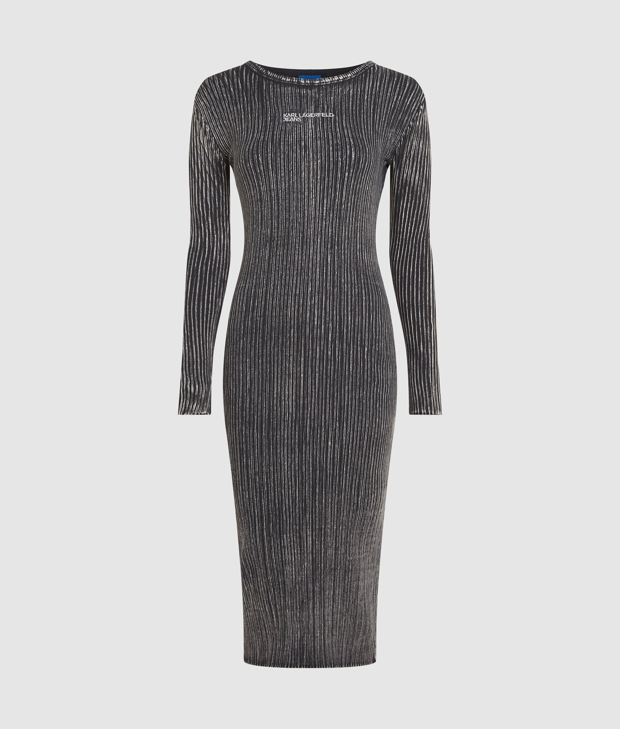 Ribbed long-sleeved dress - Image 5