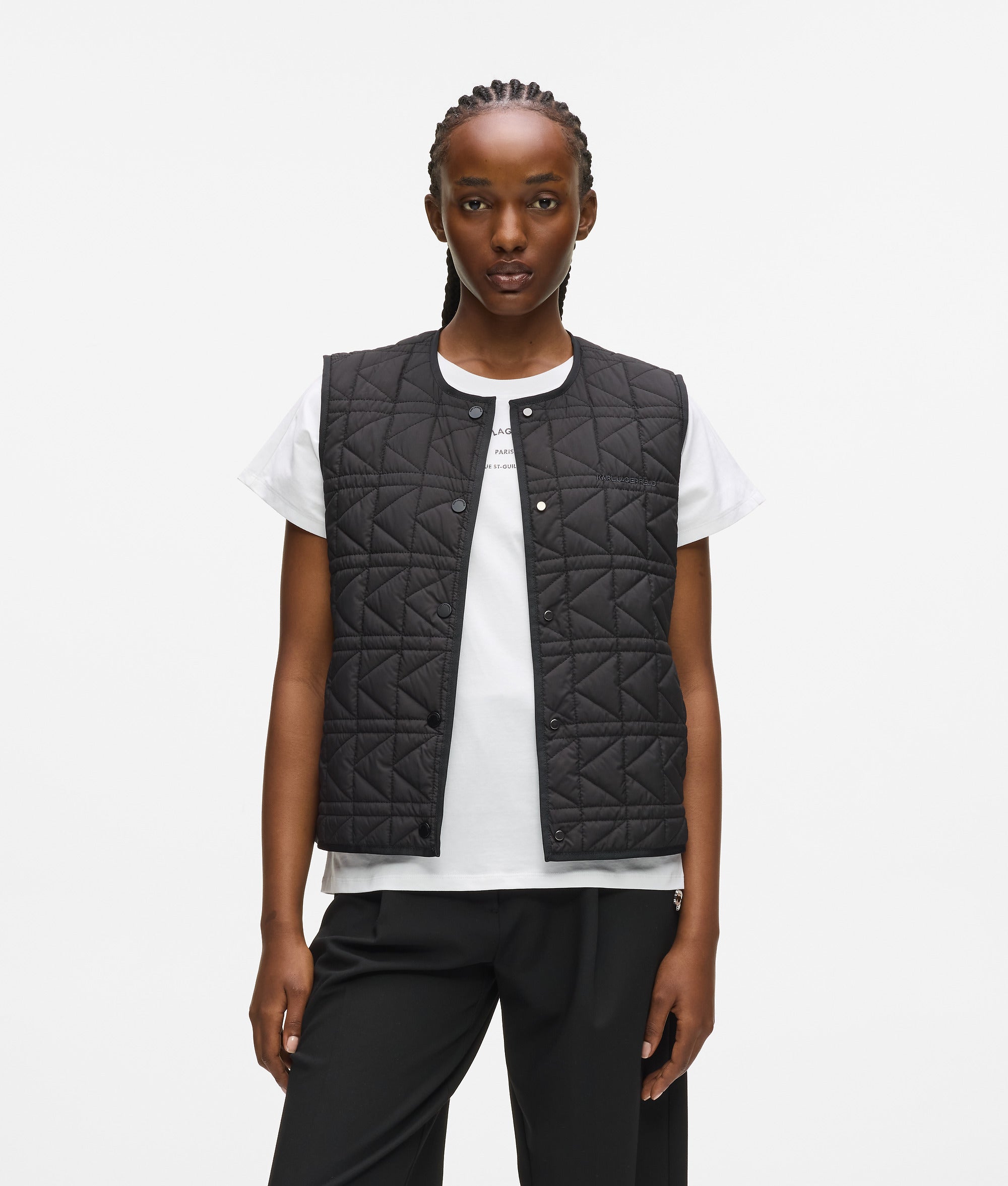Lightweight quilted gilet