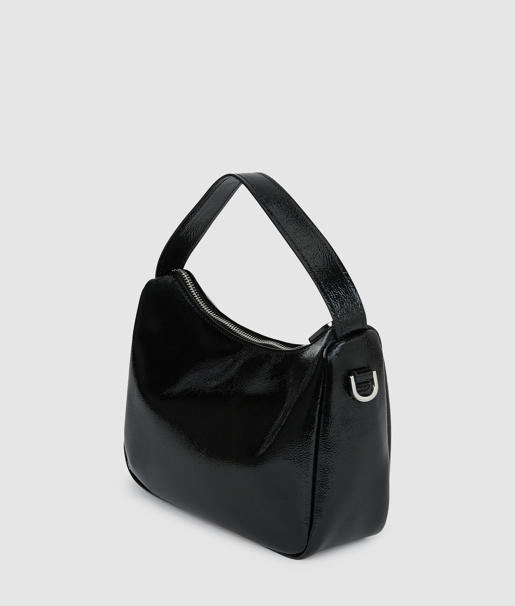 Glossy mini hobo bag - Image 4