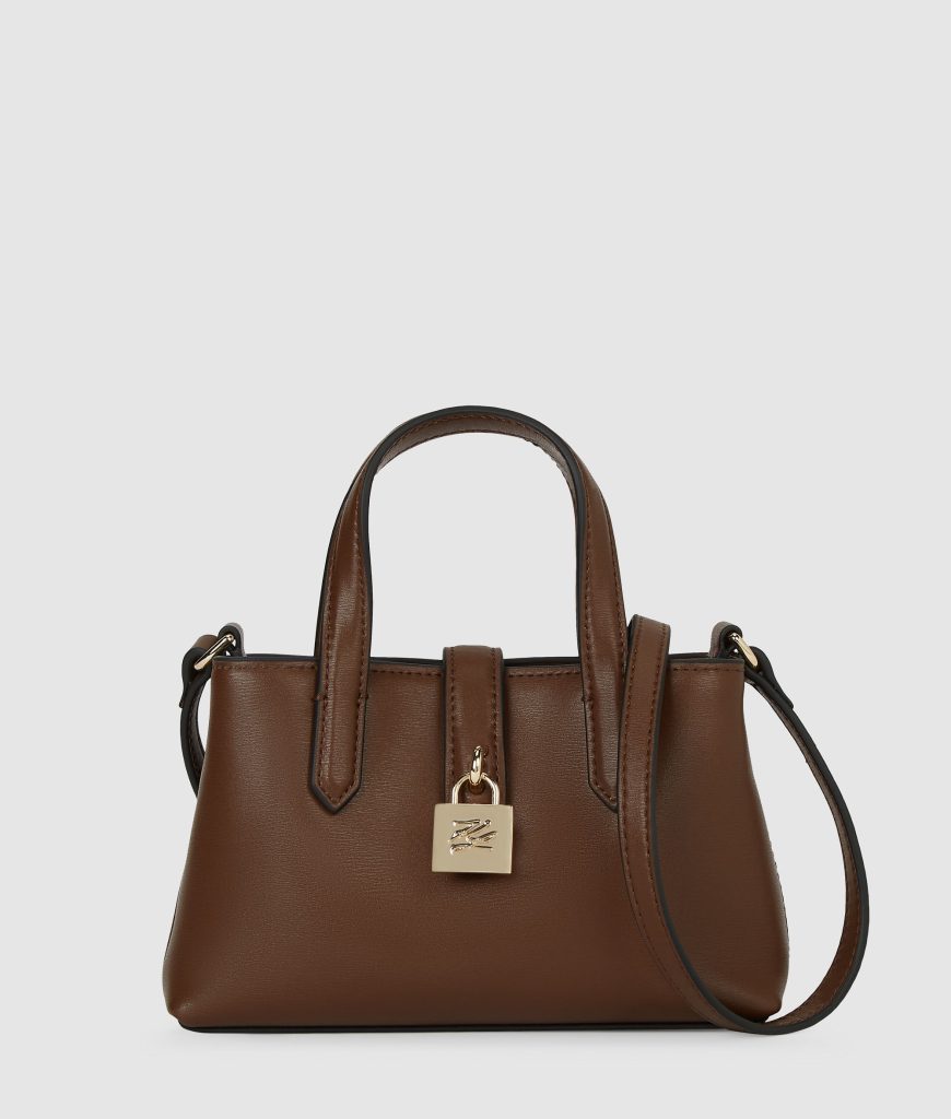 K/Autograph padlock mini shoulder bag