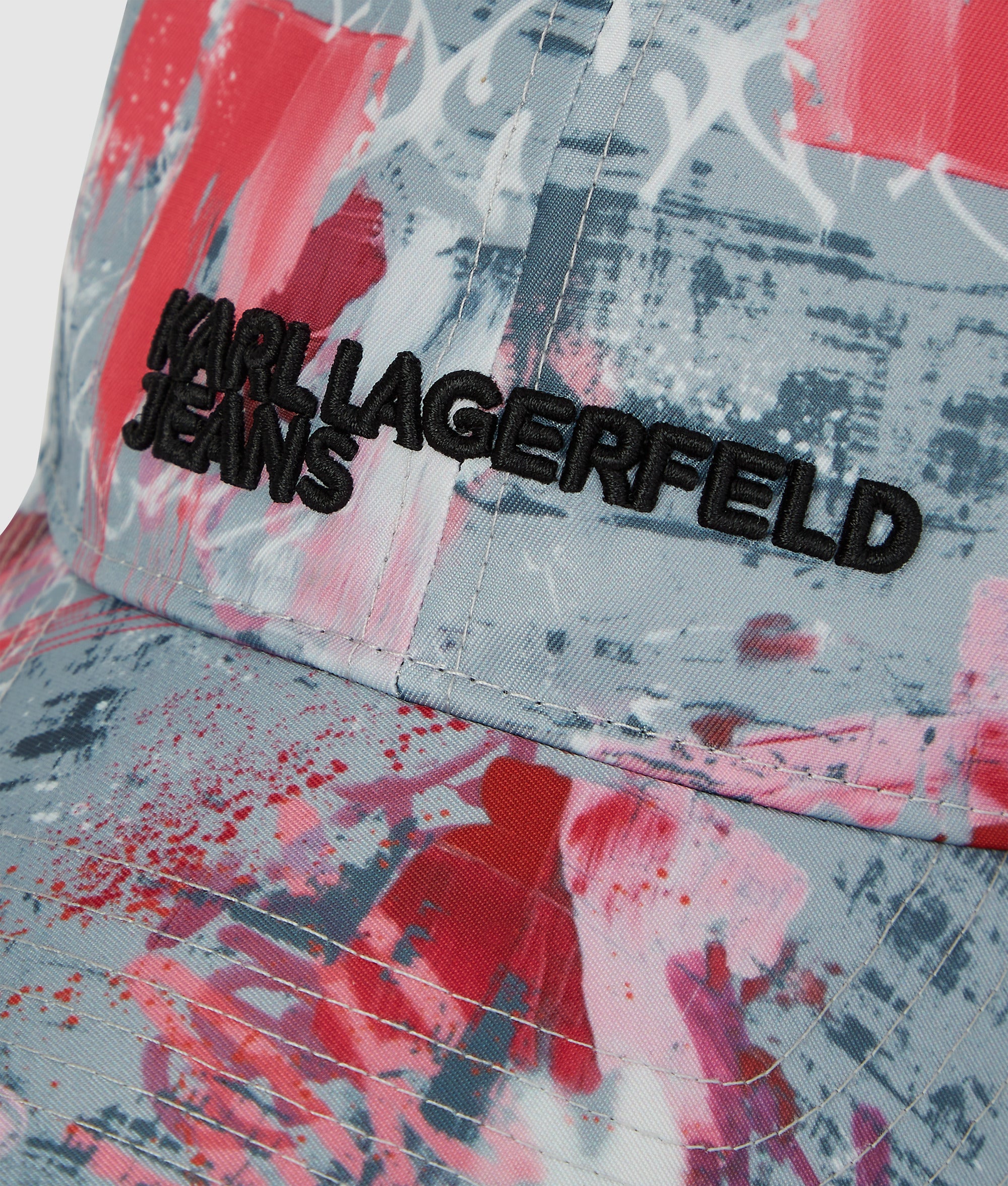 All-over graffiti print cap - Image 4