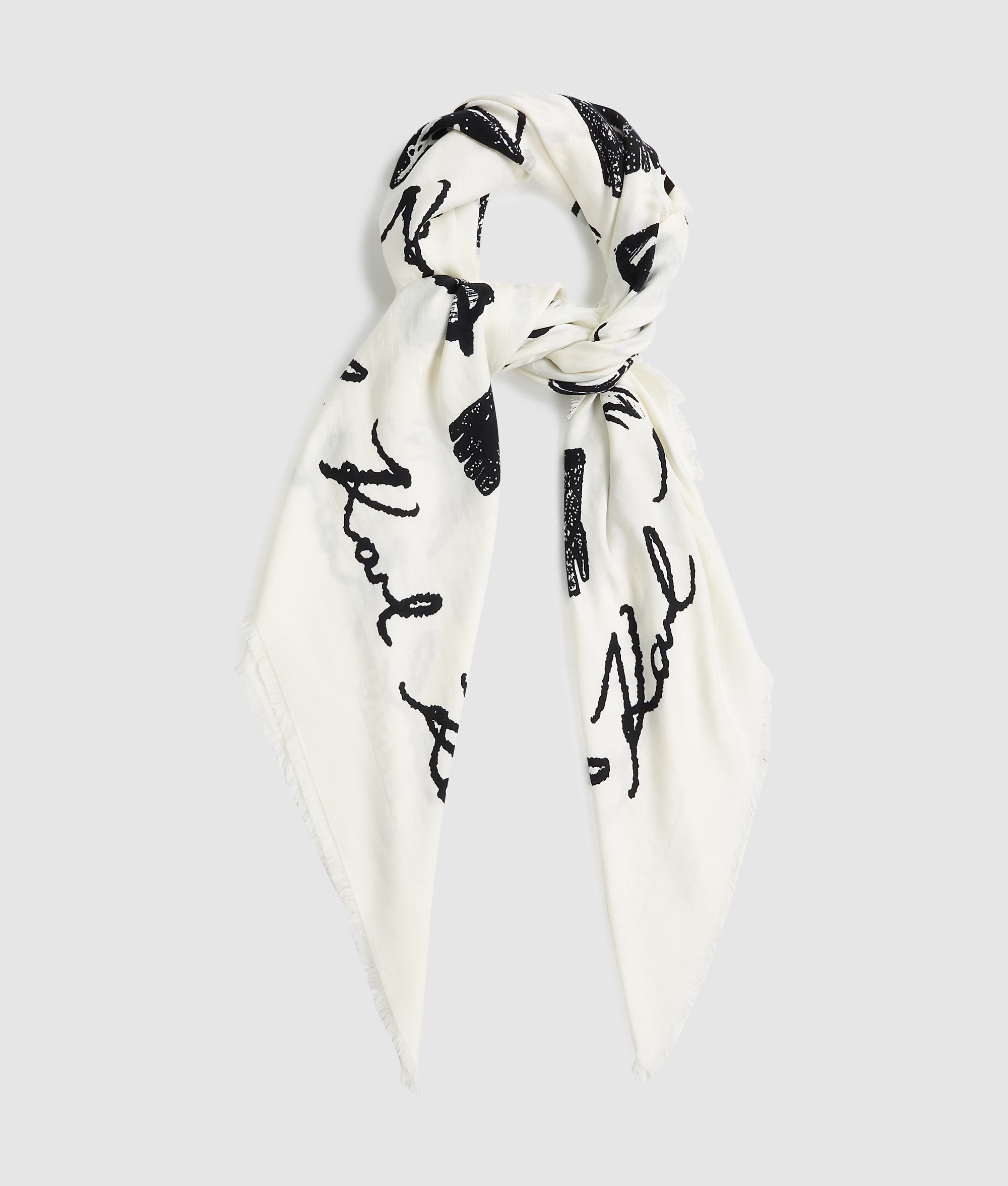 K/Signature all-over print scarf - Image 3