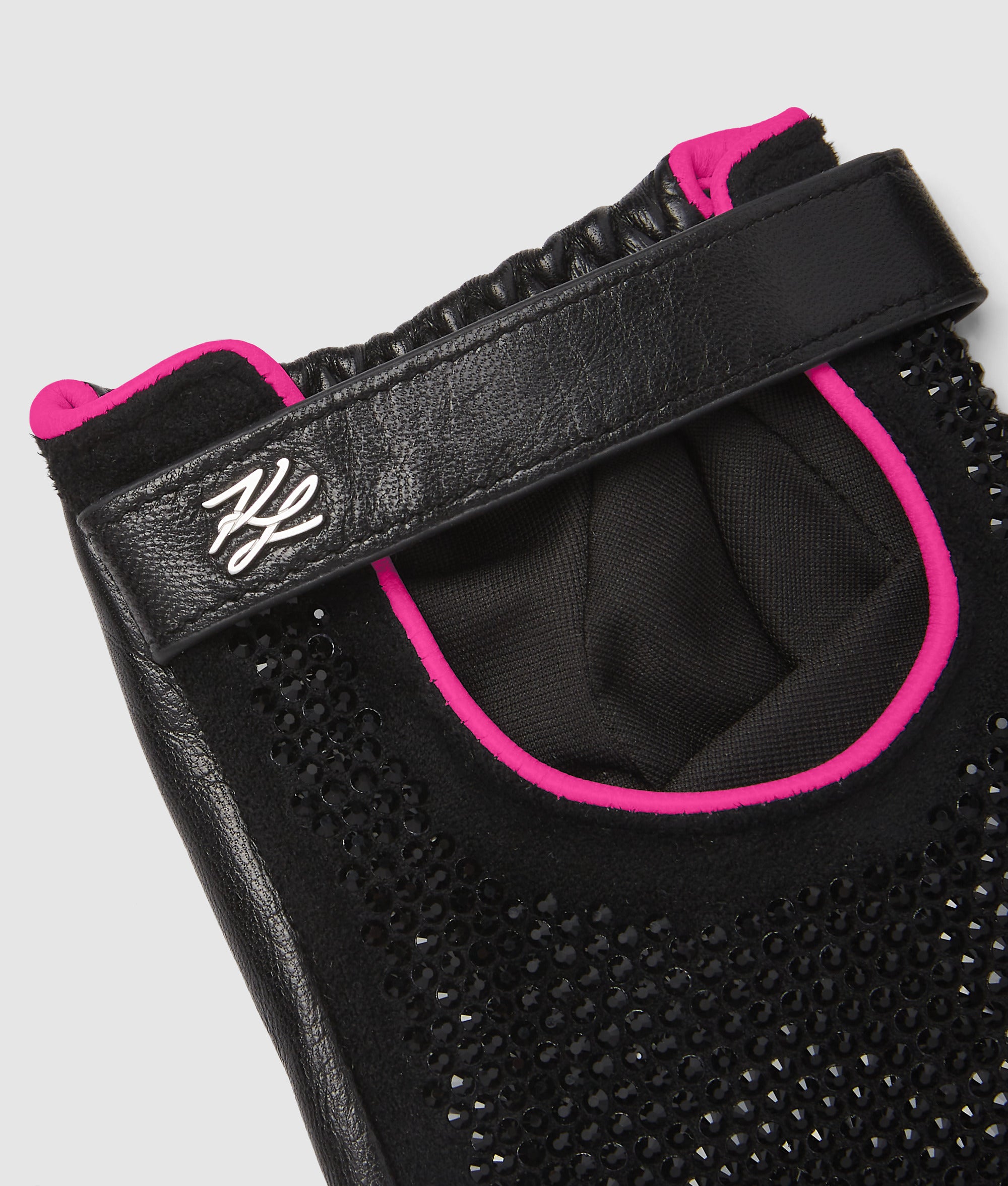 Exclusive K/Autograph rhinestone fingerless gloves - Image 3