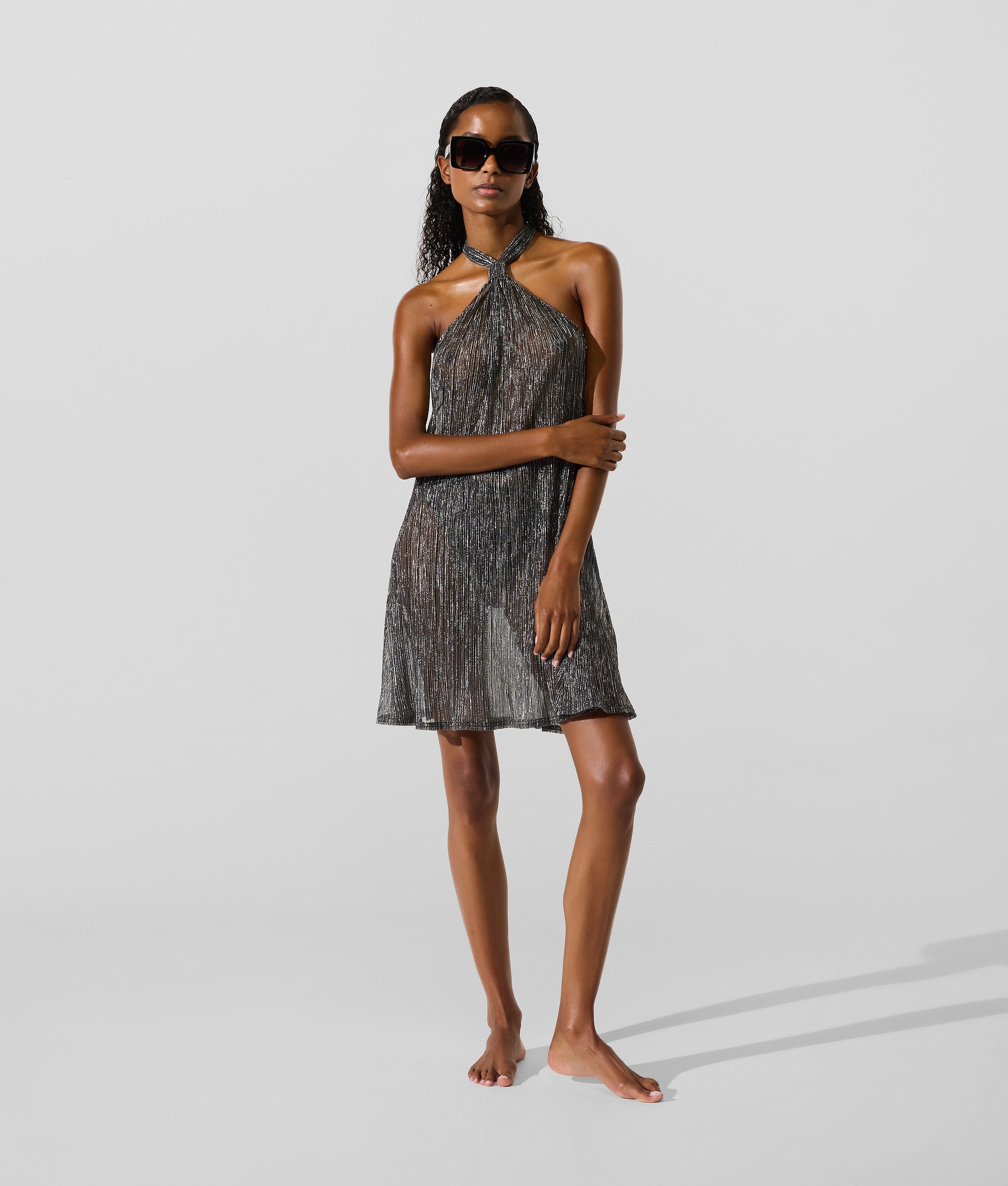Metallic beach dress - Image 4