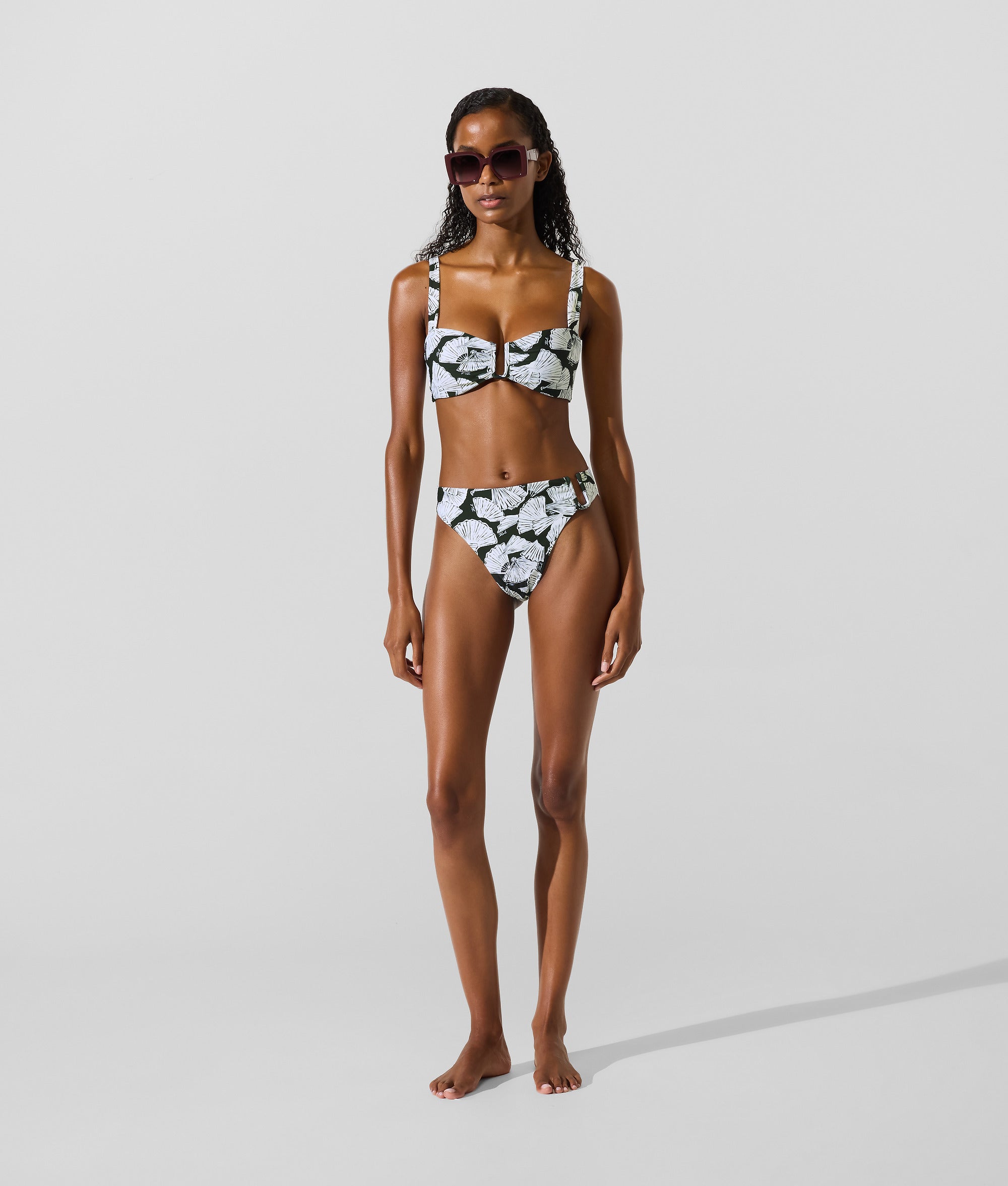 Fan print bikini bottoms - Image 5