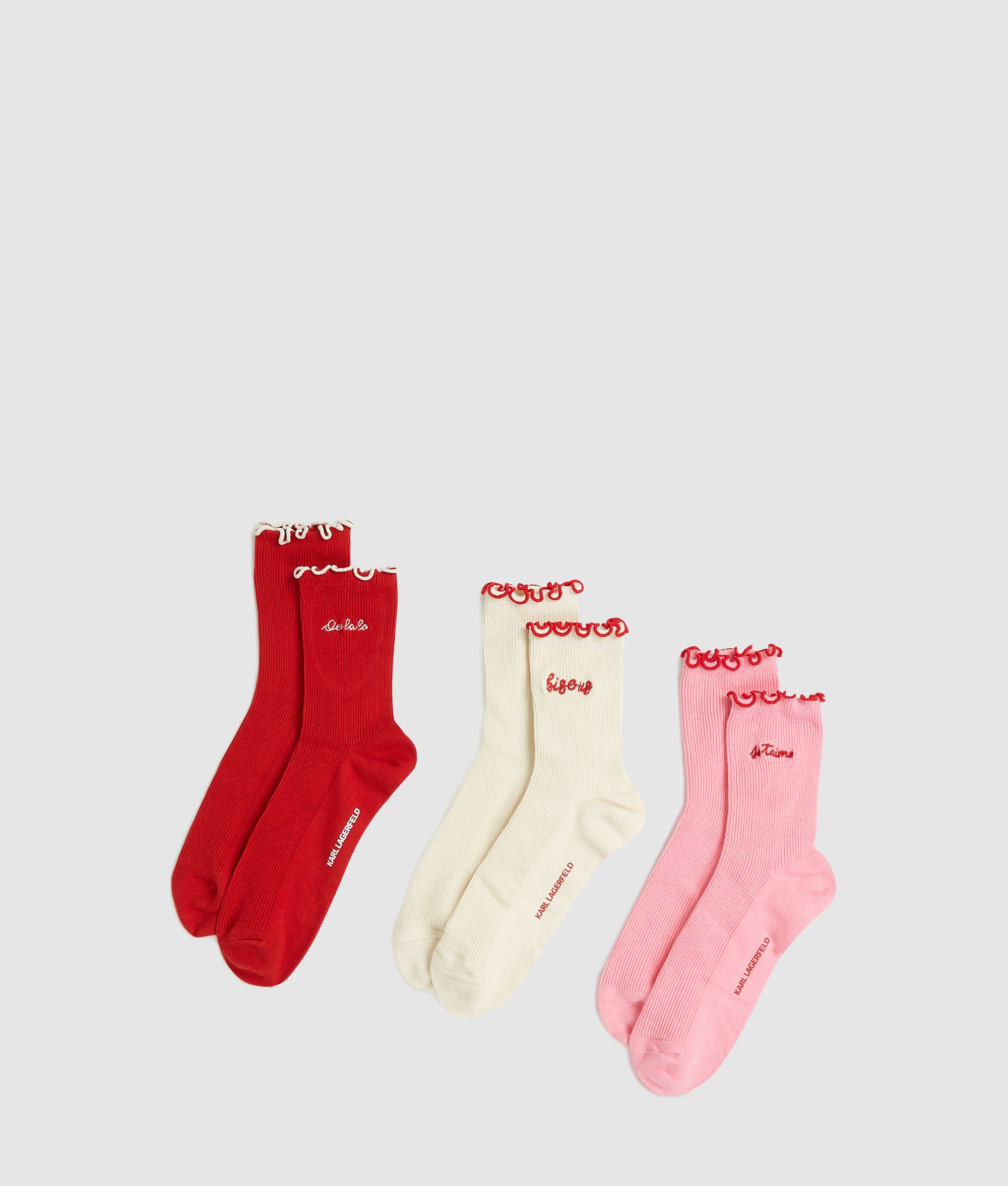 Love notes socks ?C 3 pack