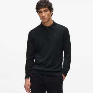Long-sleeved polo shirt
