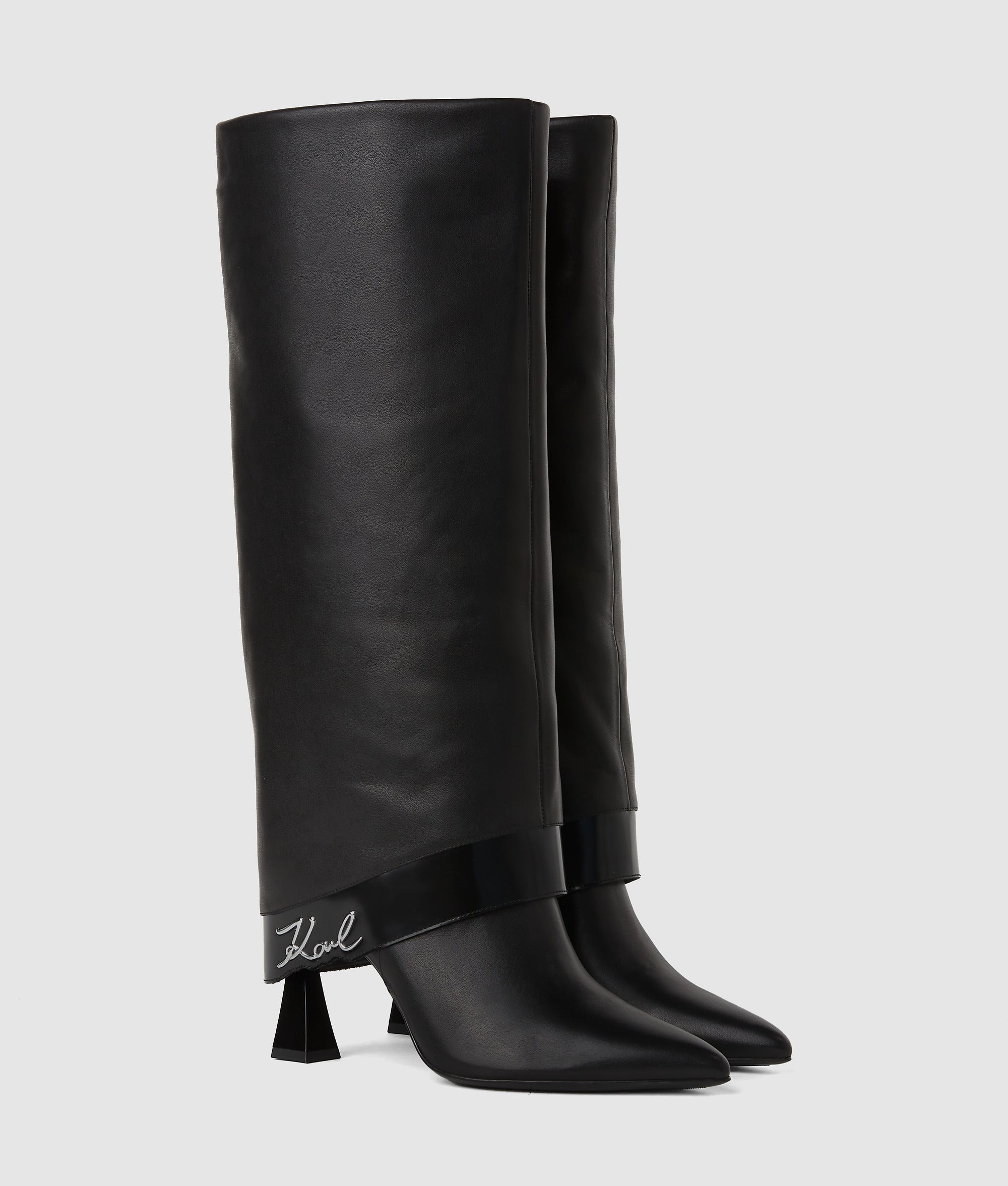 Debutante tall fold-down boots - Image 5