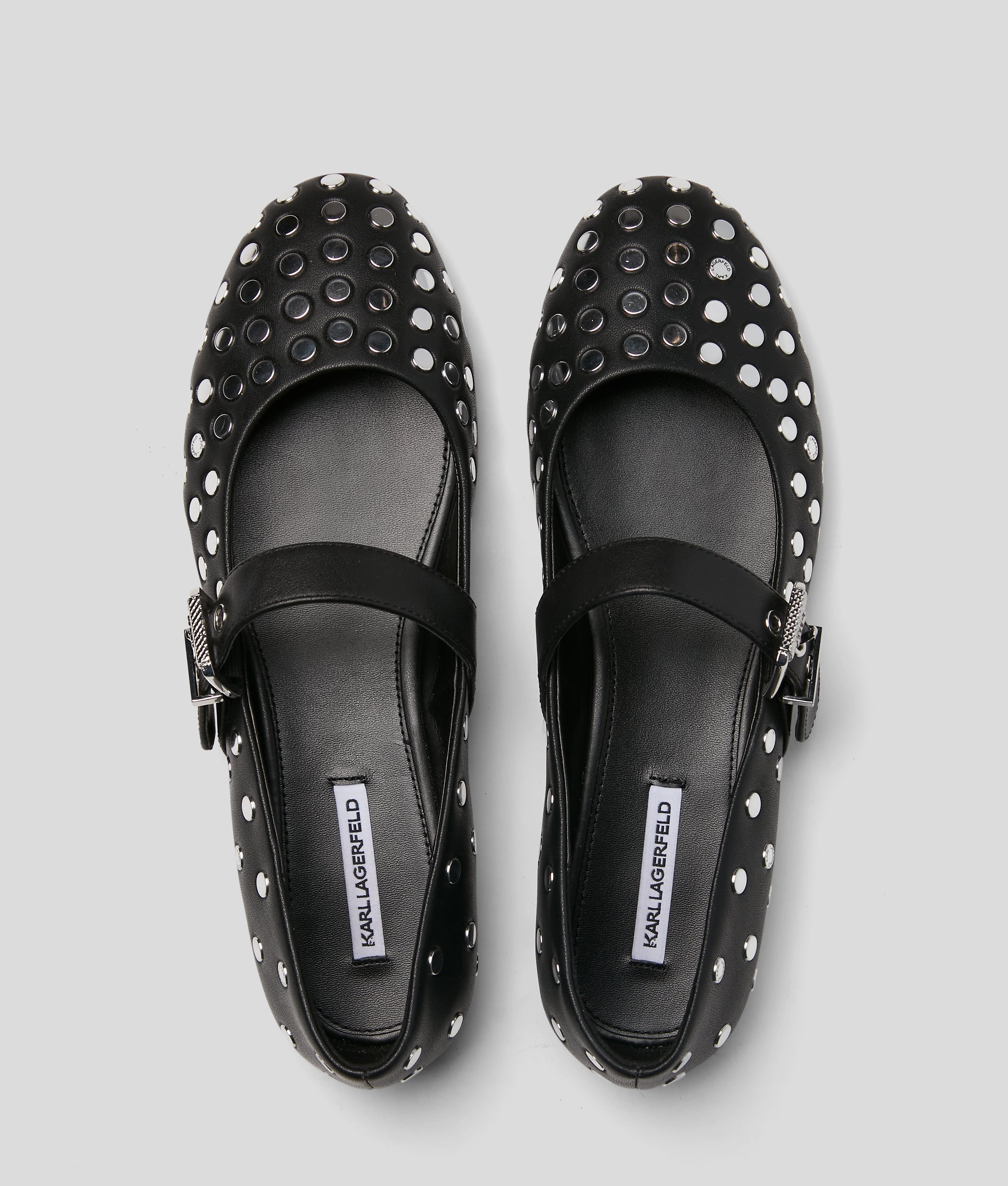 KARO STUDDED BALLET FLATS - Image 4